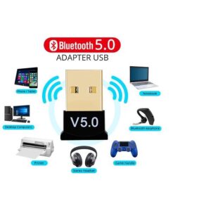 Adaptador E Receptor USB Bluetooth 5.0 Plug usb Transmissor de audio para Notebook