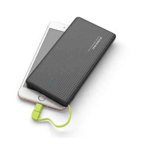 Bateria Portátil Power Bank 10.000mah Universal (2) Power Bank Universal 10.000mAh Alta Capacidade: 10.000mAh para várias recargas. Compatibilidade: Funciona com dispositivos USB. Portátil: Design compacto e leve. Carregamento Eficiente: Tecnologia de carregamento rápido. Seguro: Proteção contra sobrecarga e curto-circuito. Ideal para quem precisa de energia extra a qualquer momento.