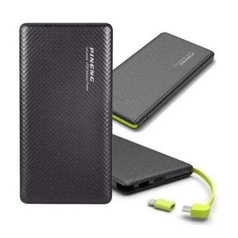 Bateria Portátil Power Bank 10.000mah Universal Power Bank Universal 10.000mAh Alta Capacidade: 10.000mAh para várias recargas. Compatibilidade: Funciona com dispositivos USB. Portátil: Design compacto e leve. Carregamento Eficiente: Tecnologia de carregamento rápido. Seguro: Proteção contra sobrecarga e curto-circuito. Ideal para quem precisa de energia extra a qualquer momento.