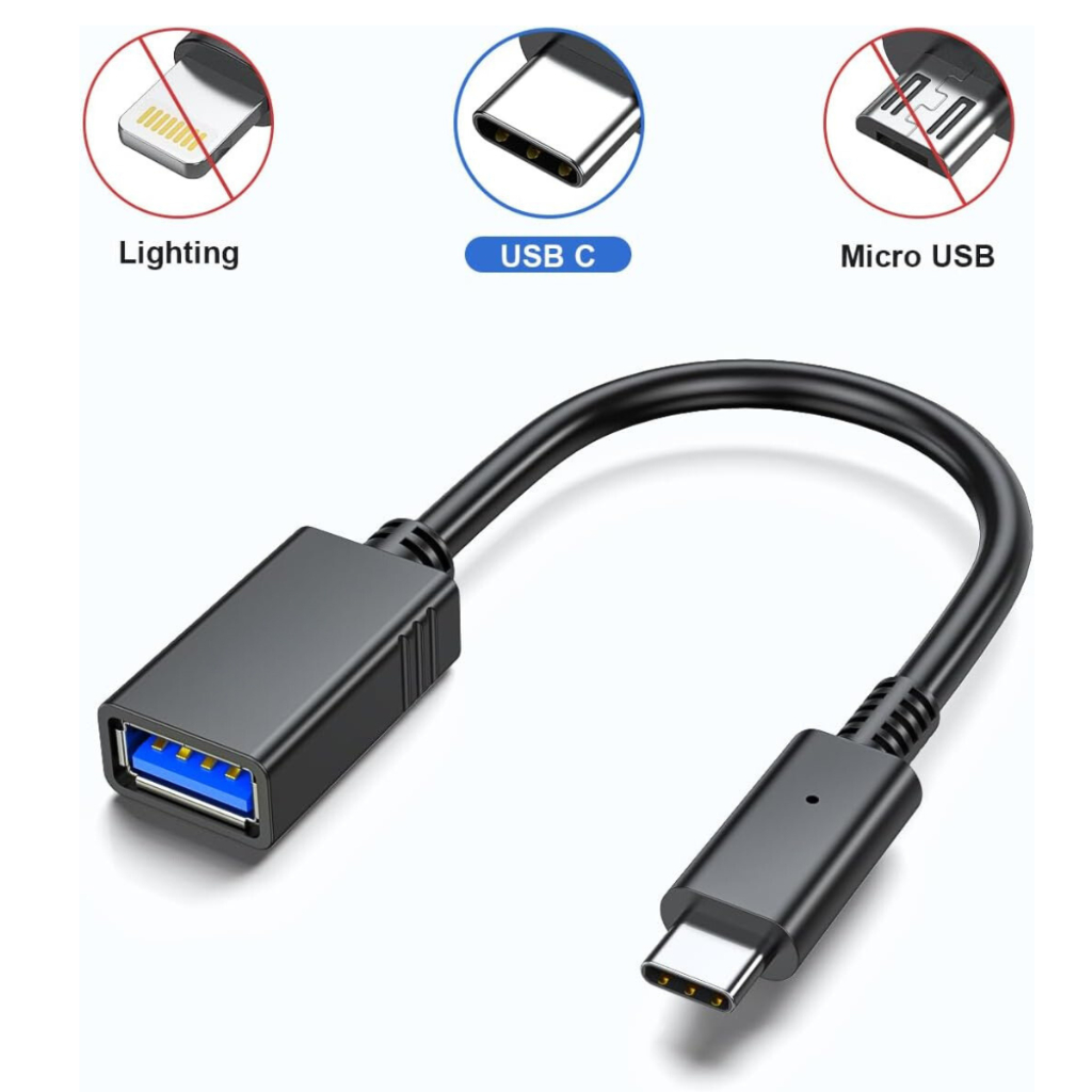 Cabo Adaptador OTG USB para Tipo C Mouse Teclado Pendrive 3.0 (3) Cabo Adaptador OTG USB para Tipo C 3.0 Conexão OTG: Conecte mouses, teclados e pendrives a dispositivos Tipo C. USB 3.0: Transferências de dados rápidas. Plug and Play: Fácil de usar, sem instalações extras. Portátil e Resistente: Ideal para o uso diário. Perfeito para expandir a funcionalidade dos seus dispositivos com entrada Tipo C