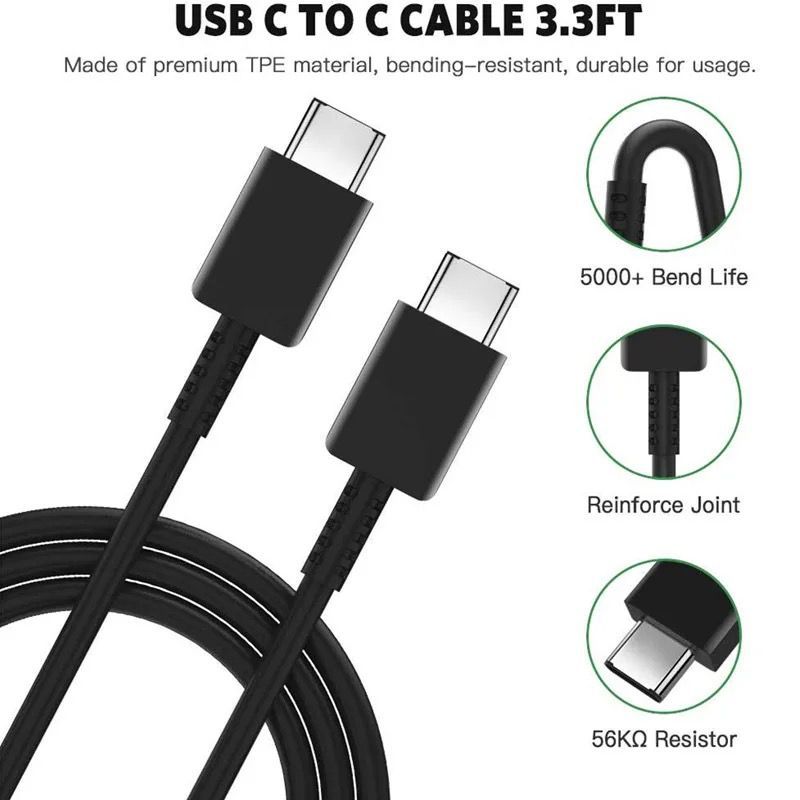 Cabo Turbo Tipo-C Samsung USB-C carregamento Rápido (2) Cabo Turbo Tipo-C Samsung USB-C Carregamento Rápido: Carrega dispositivos rapidamente. Compatível com USB-C: Funciona com dispositivos que têm porta USB-C. Durável: Feito com materiais de alta qualidade. Transferência de Dados: Transfira dados facilmente. Design Conveniente: Comprimento ideal para uso diário. Perfeito para quem precisa de carregamento eficiente e rápido.