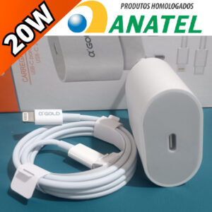Carregador Turbo iPhone 20W USB-C Carregamento Rápido: 20W para eficiência máxima. Compatível: Ideal para iPhone 11, 12, 13, Mini, Pro e Max. Prático: Design compacto, ótimo para qualquer situação. Seguro: Proteção total contra problemas elétricos. Perfeito para quem precisa de energia rápida e confiável.
