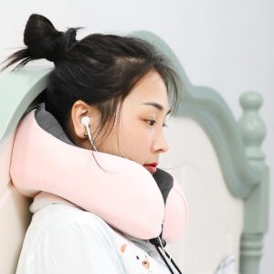 Almofadas de pescoço e máscaras de dormir