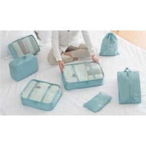 Mala Kit 6 E 7 Peças Organizadoras Viagem Para Roupas Bagagem