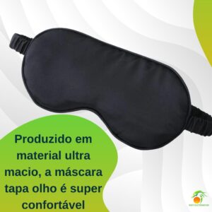 Mascara Tapa Olho Kit Casal Com 2 Unid Dormir Descanso Anti Claridade Máscara para Viagem