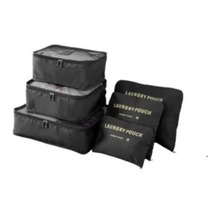 Organizador De Mala De Bagagem Viagem Kit 6 Necessaire Bolsa ANJGG Organize-se com estilo e eficiência! Variedade de Tamanhos: Seis peças para todas as necessidades. Design Moderno: Complementa qualquer conjunto de bagagem. Material Durável: Protege seus itens valiosos. Fácil Manuseio: Zíperes seguros e alças práticas. Otimização de Espaço: Mais organização, menos desordem. Ideal para viajantes que valorizam a organização e o design.